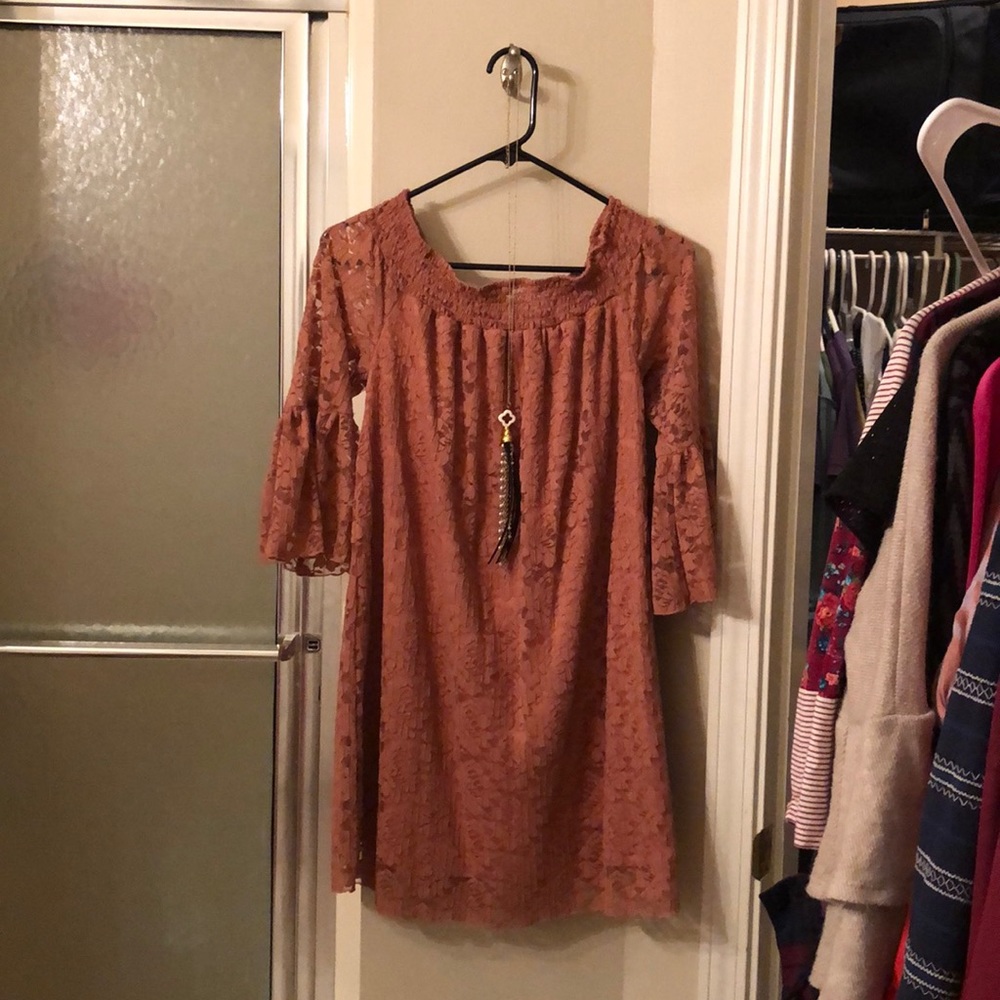 Off the shoulder dress